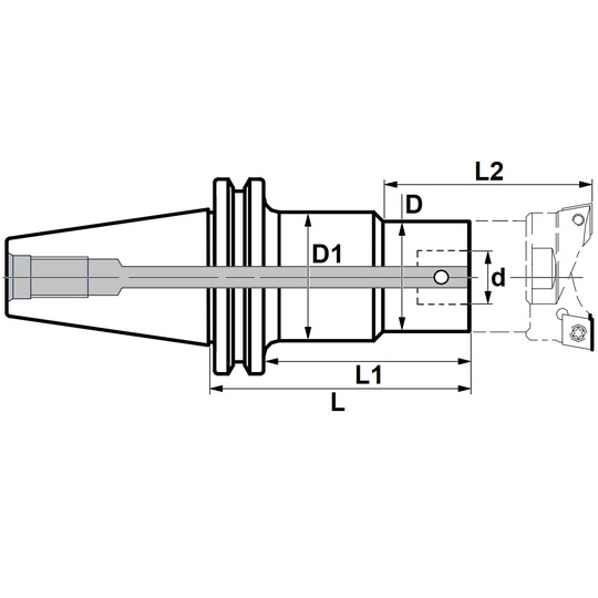 CAT40 BORING HEAD HOLDERS in METRIC SIZE SYSTEM