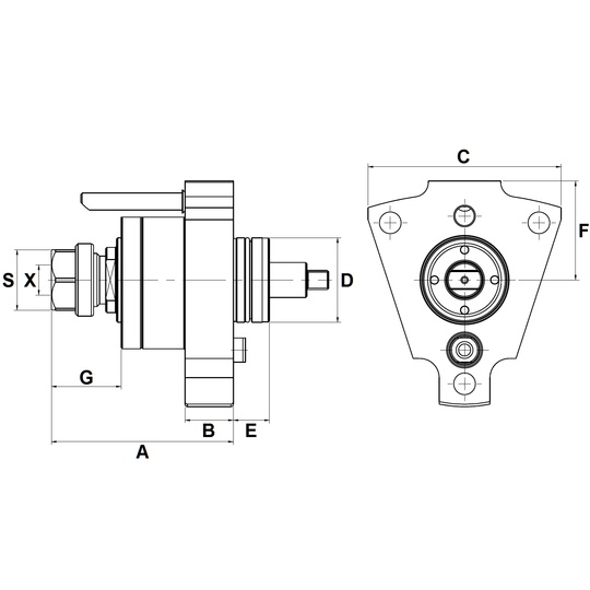 AXIAL DRILLING MILLING HEAD ER16 for MURATEC MT20