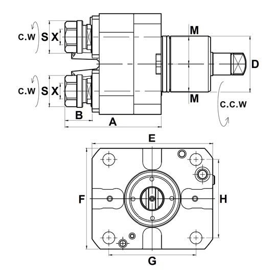 BMT AXIAL DRILLING MILLING HEAD DOUBLE ER25 for DMG MORI