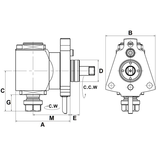 RADIAL DRILLING MILLING HEAD ER16 for MURATEC MT20