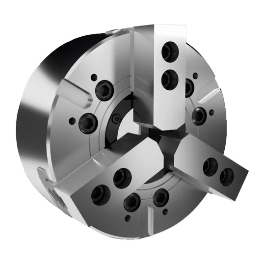 NB-208A6 3-JAWS LARGE-BORE POWER CHUCK 8″ inch with ADAPTER A6