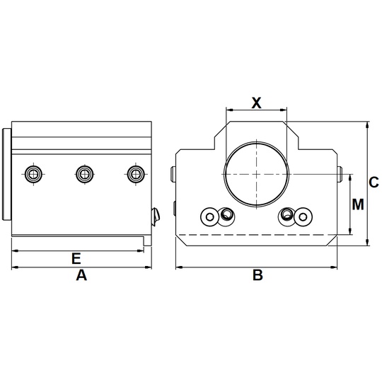 BMT BORING BAR HOLDER ID=50 mm for MORI SEIKI CL2000 ALX2000